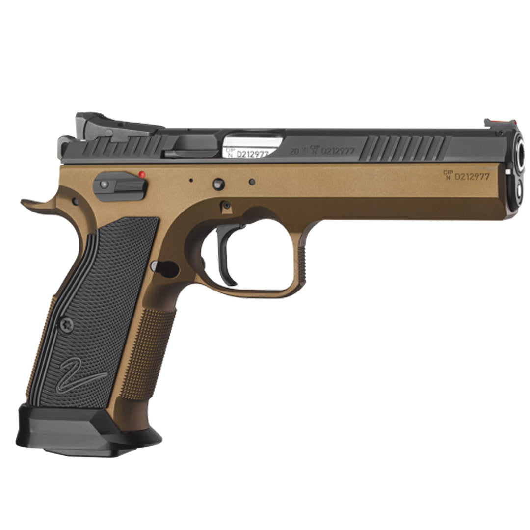 CZ TS 2 9MM Deep Bronze 134mm 2 S/Mags 10rnd Mag Pistol