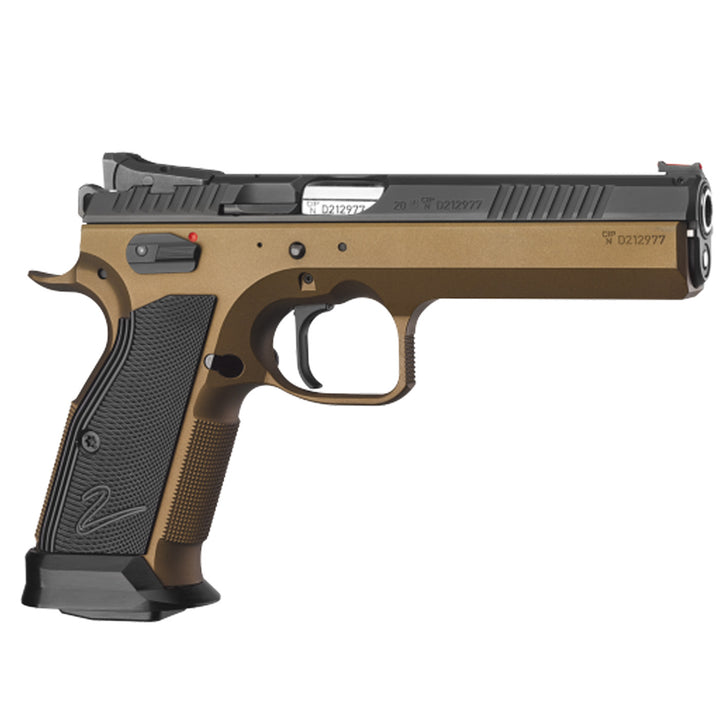 CZ TS 2 9MM Deep Bronze 134mm 2 S/Mags 10rnd Mag Pistol