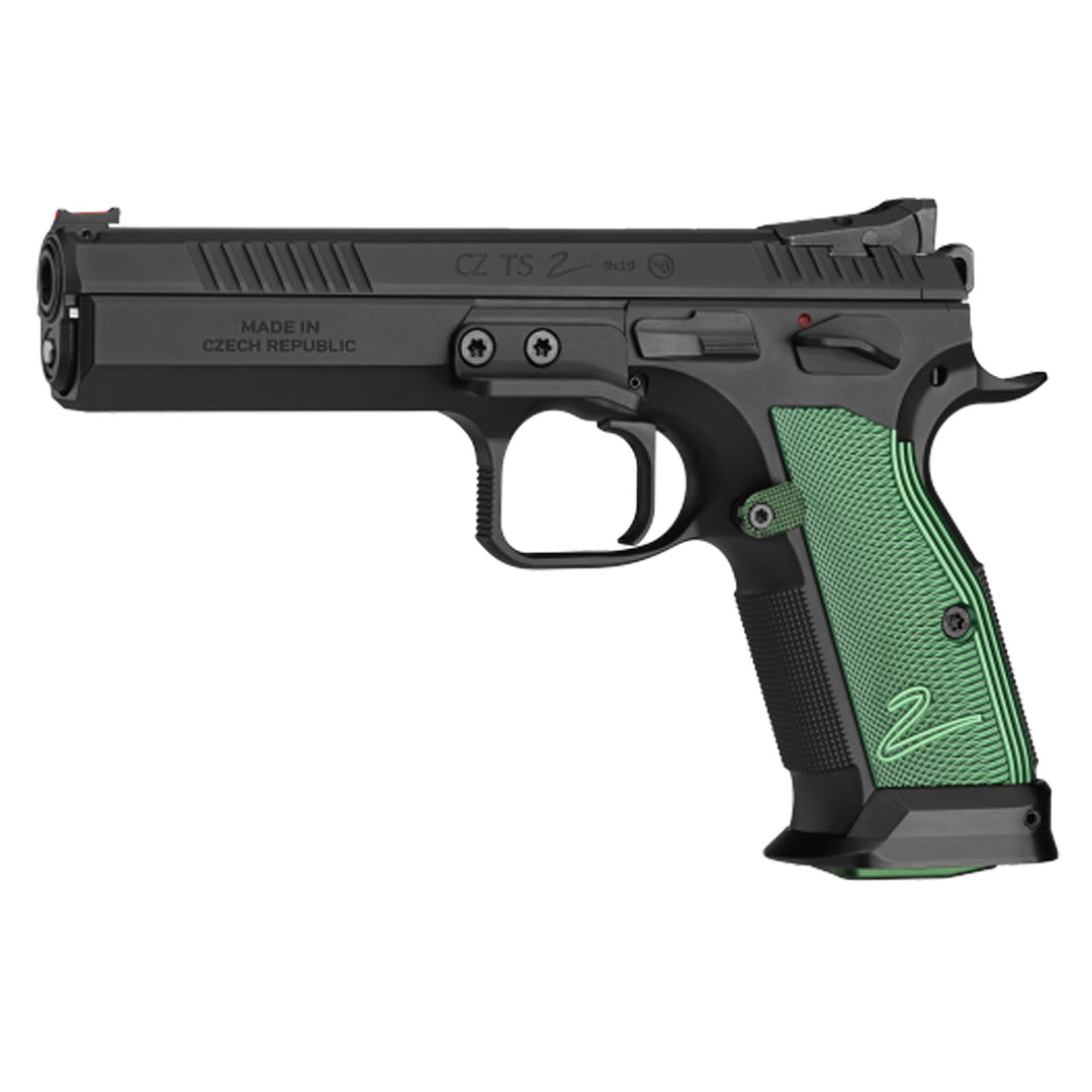 CZ TS 2 9MM Racing Green 134mm 2 S/Mags 10rnd Mag