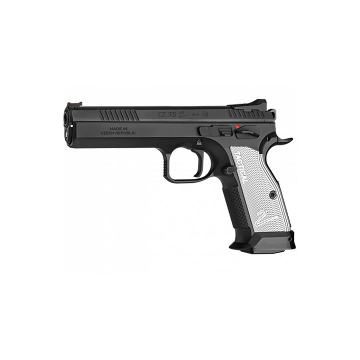 CZ TS 2 9MM Black 134mm 2 S/Mags 10rnd Mag Pistol 9mm