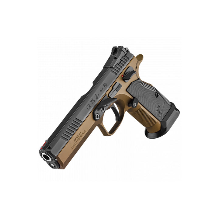 CZ TS 2 9MM Deep Bronze 134mm 2 S/Mags 10rnd Mag Pistol 9mm