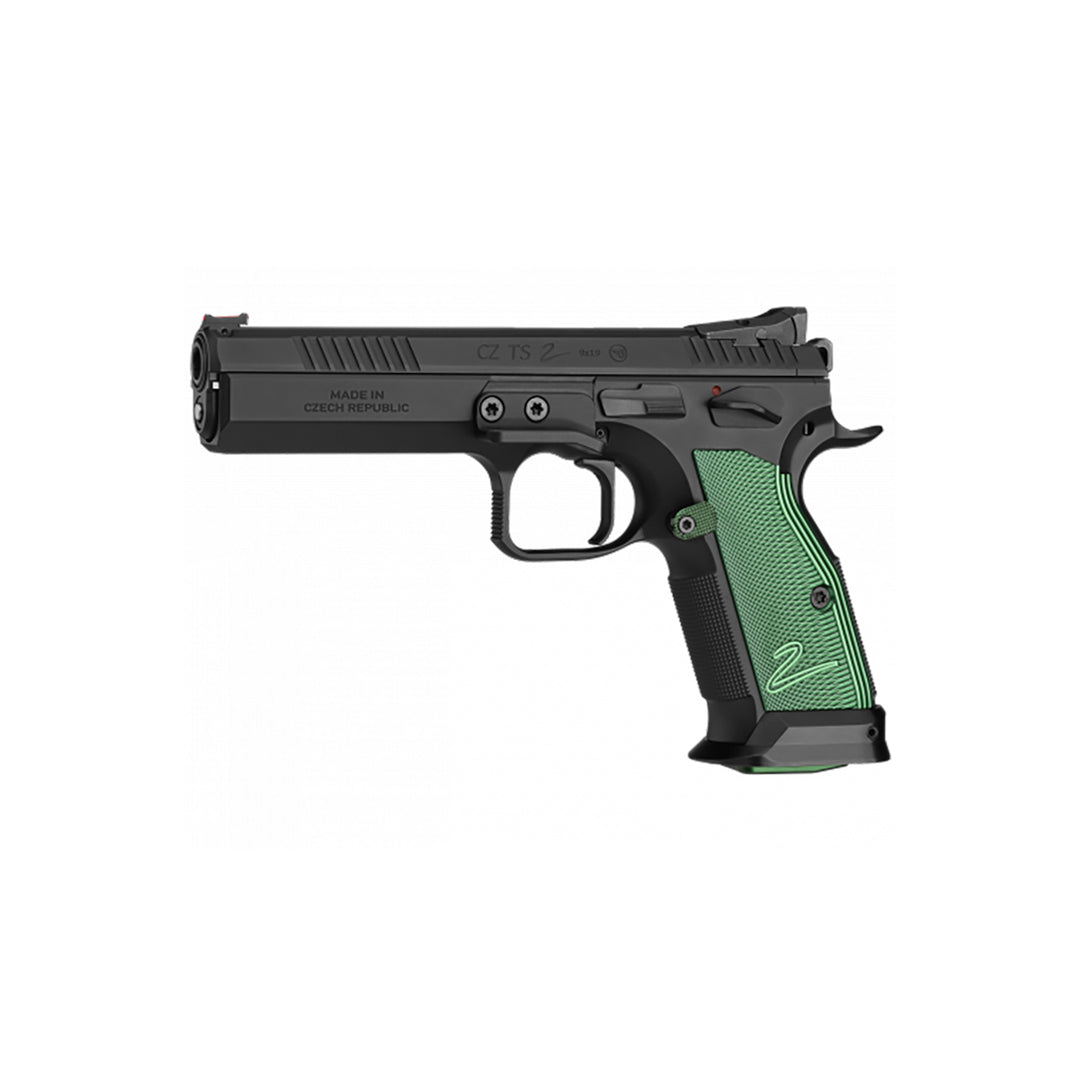 CZ TS 2 9MM Racing Green 134mm 2 S/Mags 10rnd Mag 9mm