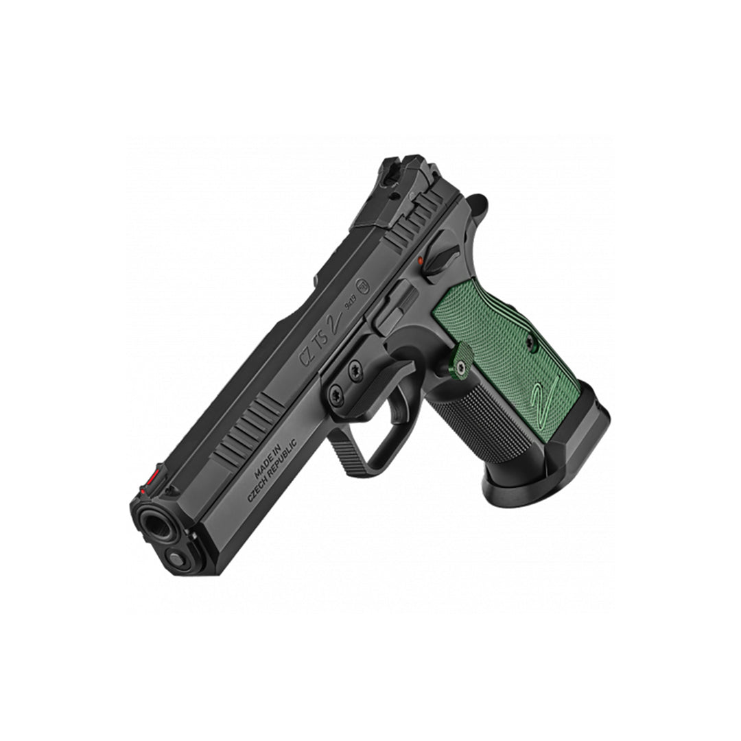 CZ TS 2 9MM Racing Green 134mm 2 S/Mags 10rnd Mag 9mm