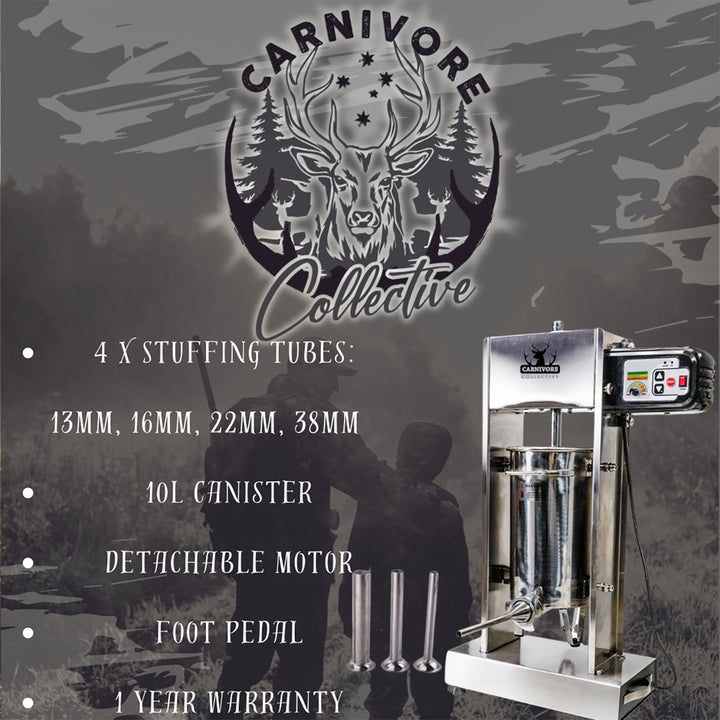 Carnivore Collective 10L Electric Sausage Stuffer