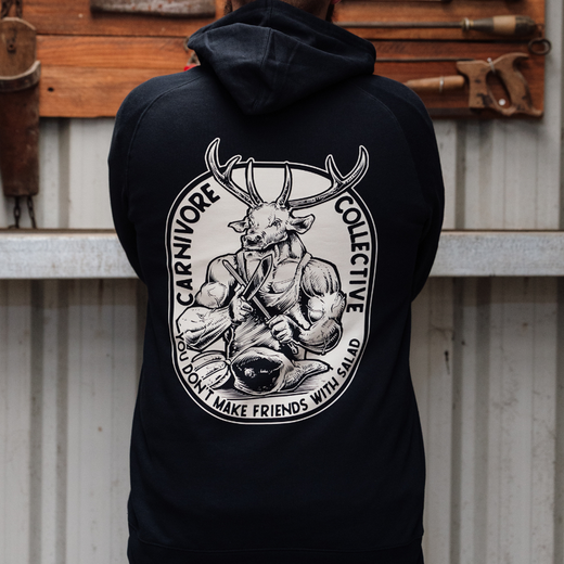 Carnivore Collective Jacked Deer Hoodie