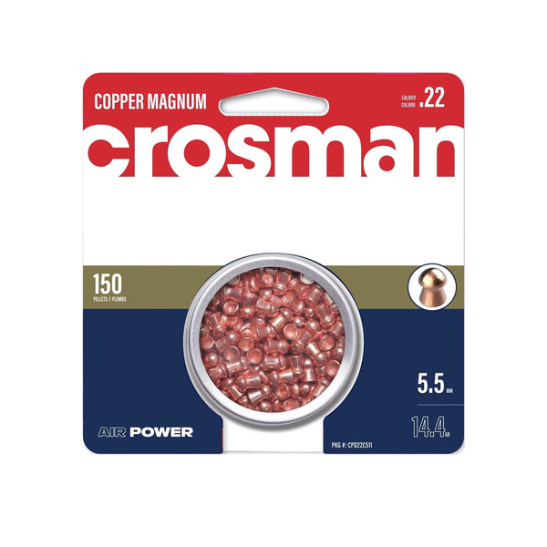 Crosman .22cal 15.9gr Copper Magnum - 150pk