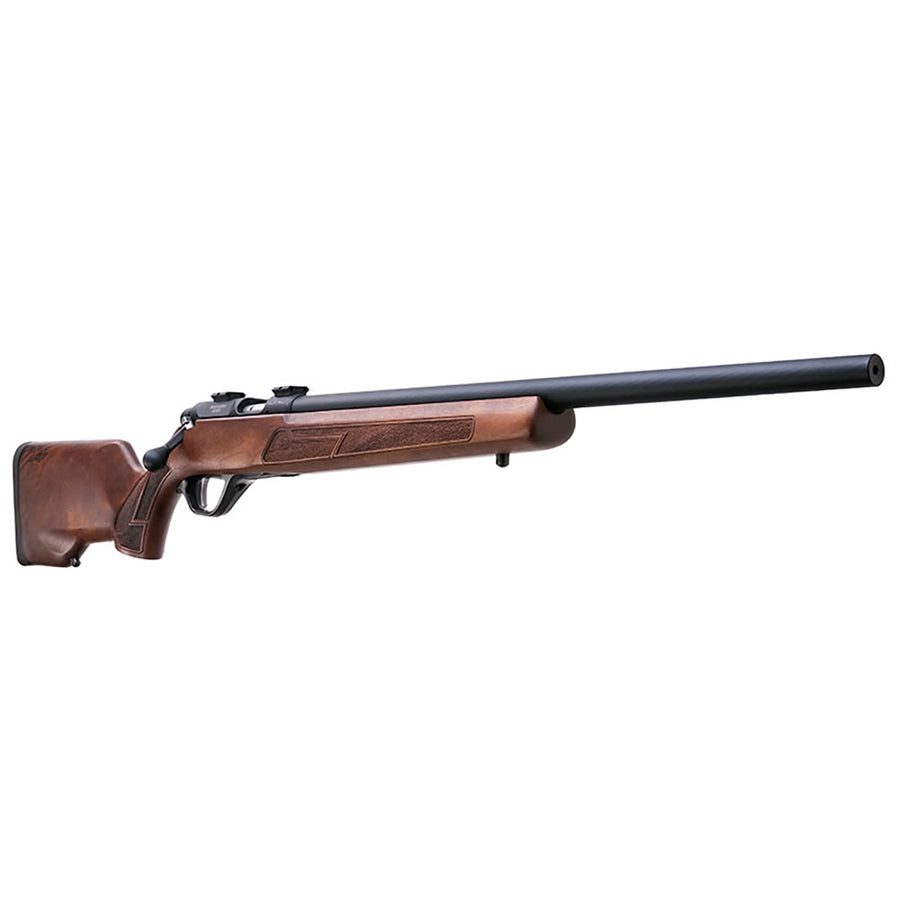 Lithgow LA101 Right Hand Bolt Action Rifle - Blued Walnut - .22 WMR