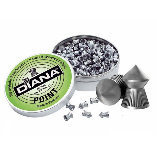 Diana Hunters Point .177 Pellet Air Rifle Ammo - 500 Rounds - 8.64gr