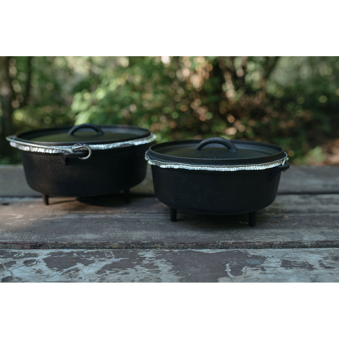 Camp Chef Cast Iron Deluxe Dutch Oven- 6 Quart - 10in 10in