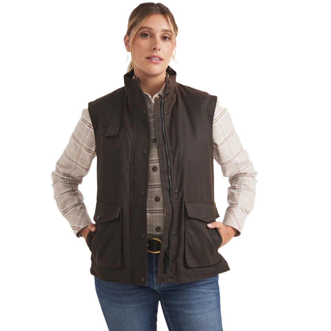 Driza-bone Womens Jumbuck Oilskin Vest - Main Image