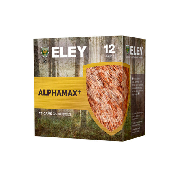 Eley Alphamax Shot Shell - 36 Gram Load - 1298 FPS - BB Size - 12 Gauge - 25 Rounds