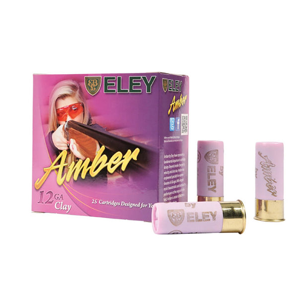 Eley Amber Pink 12G 24gr 7.5 1200FPS Shot Shell - 250 Round Slab