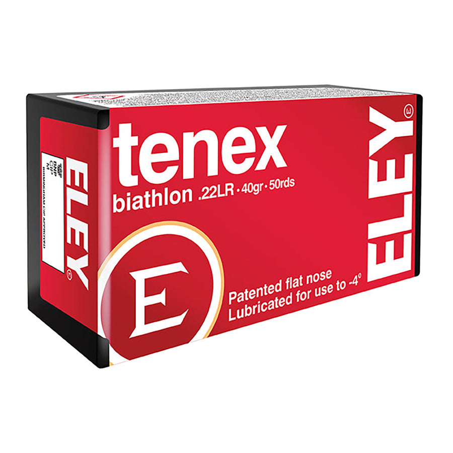 Eley Tenex Biathlon .22Lr Rimfire Ammo - 50 Rounds .22 LR