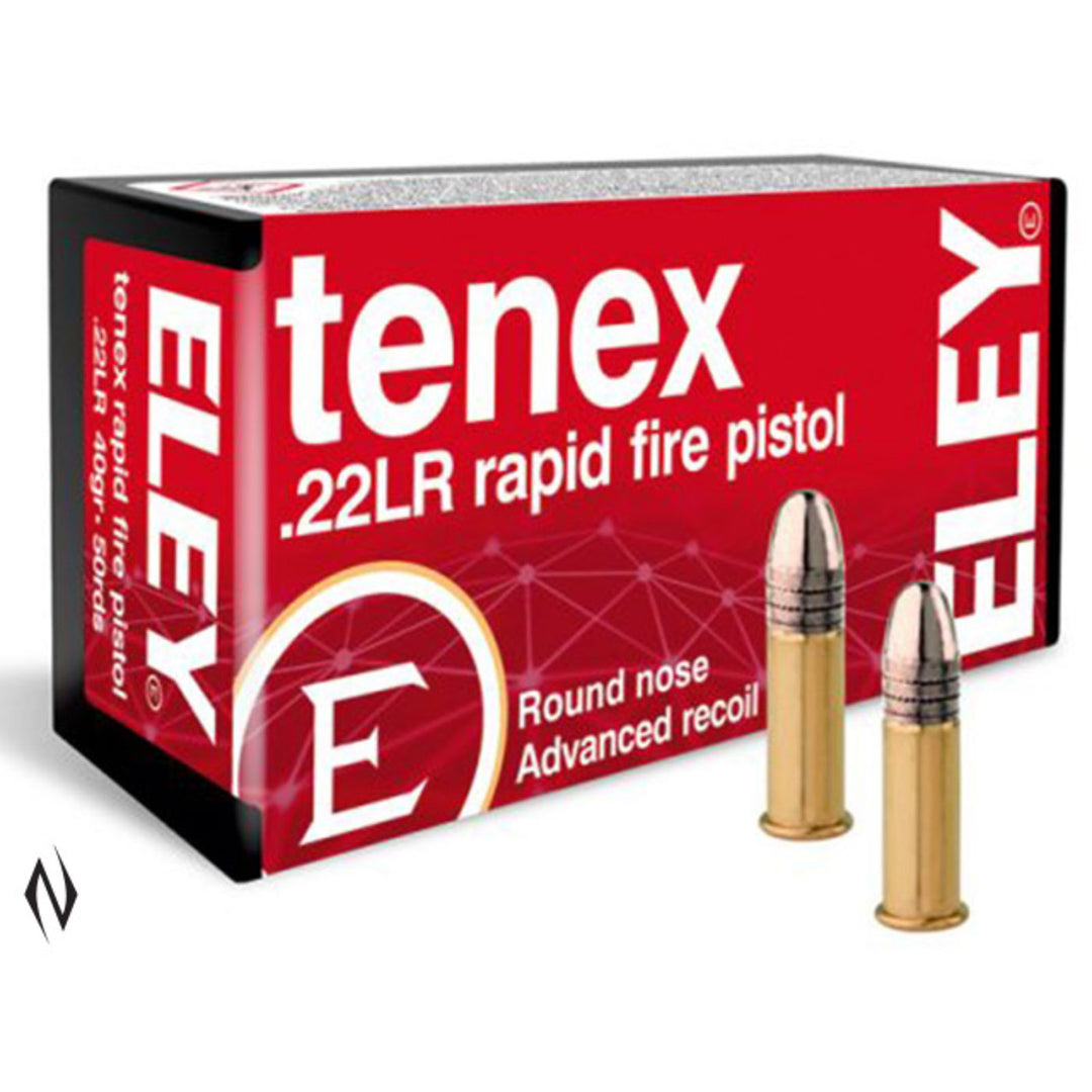 Eley Tenex Rapid Fire Pistol 22 LR - Rimfire Ammo - 50 Rounds .22 LR
