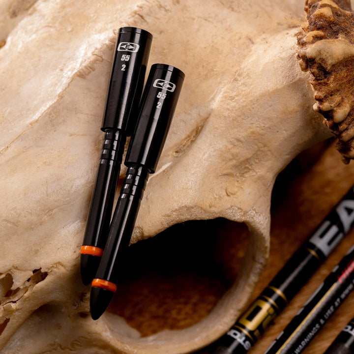 Easton 5mm Match Grade Halfout - 55 Gr Aluminum - 6 Pack