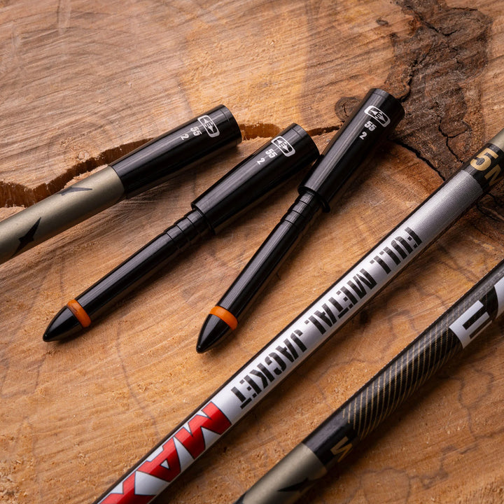 Easton 5mm Match Grade Halfout - 55 Gr Aluminum - 6 Pack