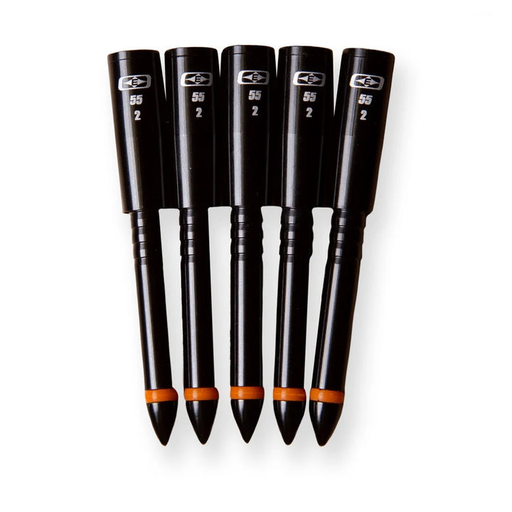Easton 5mm Match Grade Halfout - 55 Gr Aluminum - 6 Pack