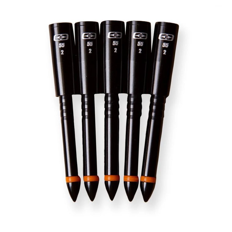 Easton 5mm Match Grade Halfout - 55 Gr Aluminum - 6 Pack