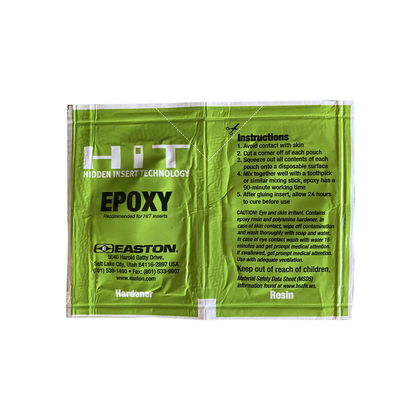 Easton Epoxy Adhesive Pouch - 3 Pack