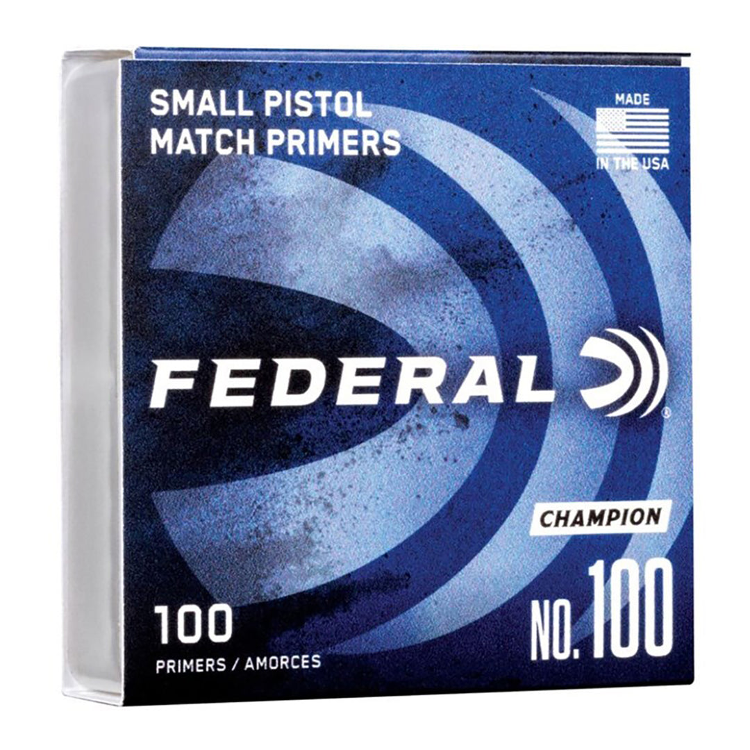 Federal Small Pistol Primer F100 - 100 Pack S