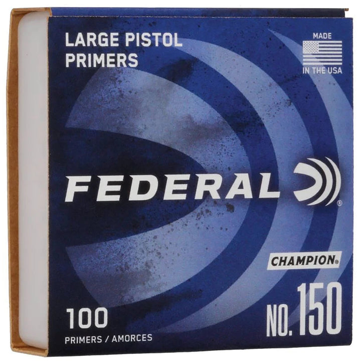 Federal Large Pistol Primer F150 - 100 Pack