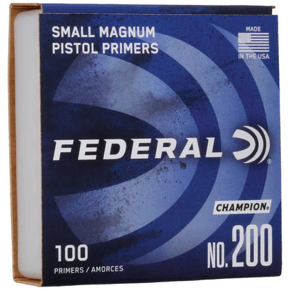 Federal Small Magnum Pistol Primer F200 - 100 Pack