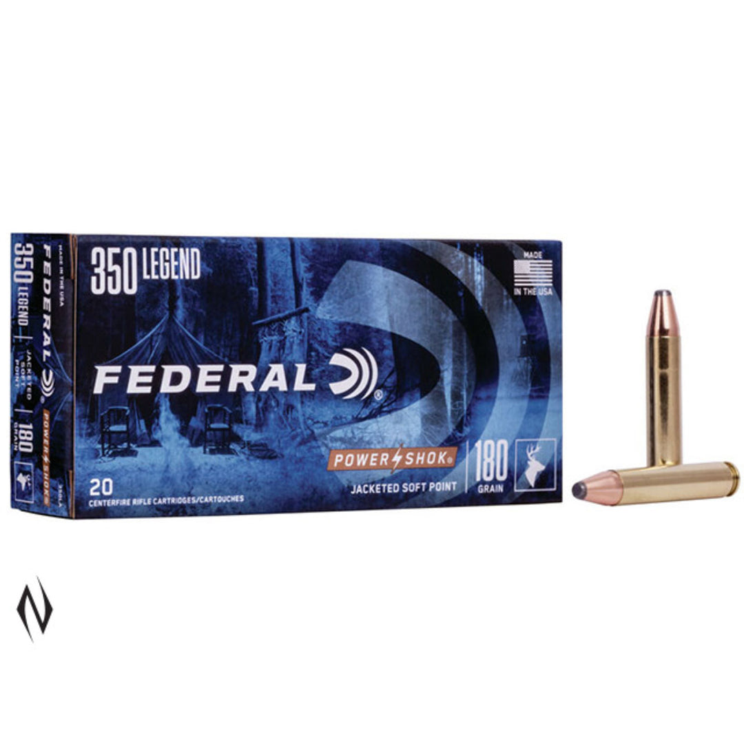 Federal Power-Shok 350 Legend 180 Grain - Soft Point - Centrefire Ammo - 20 Rounds .350 LEGEND