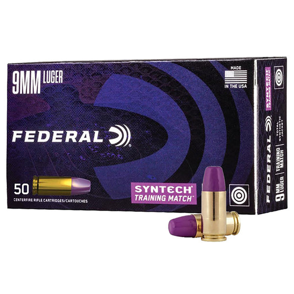 Federal Syntech Fn Training Match 9Mm Luger 124Gr - 50 Rounds
