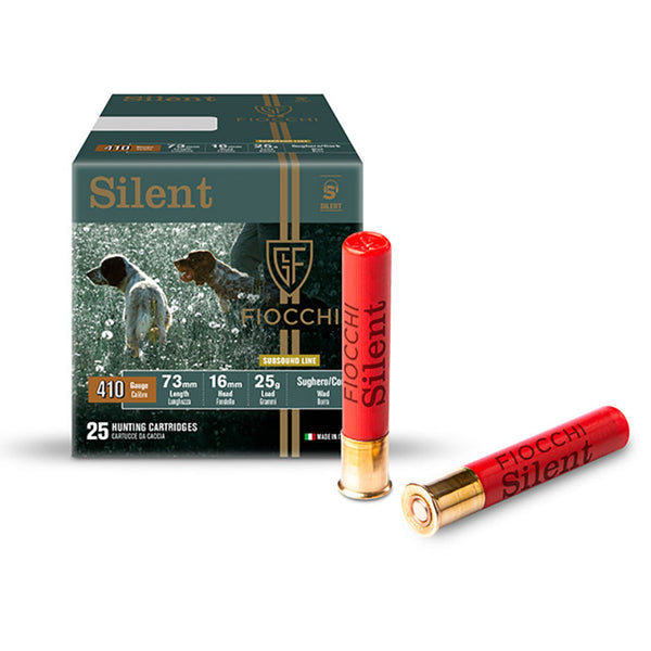 Fiocchi Silent 410G 3in 25Gr 11 870 FPS Shot Shell - 25 Rounds