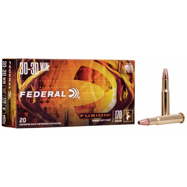 Federal Fusion 30-30 Win 170 Grain - Centrefire Ammo - 20 Rounds