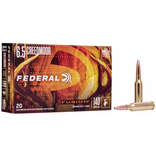 Federal Fusion 6.5 Creedmoor 140 Grain - Centrefire Ammo - 20 Rounds