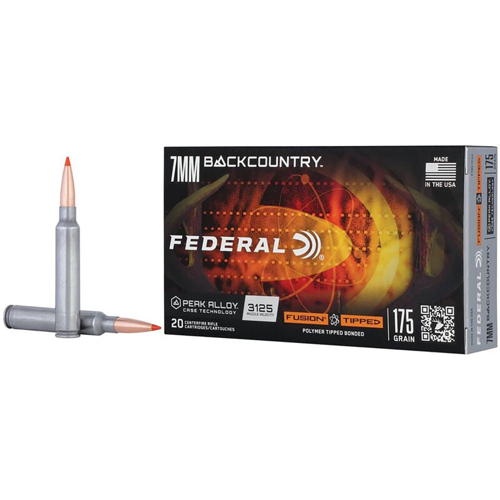 Federal 7mm Backcountry 175Gr Fusion Tipped Centrefire Ammunition - 20 Rounds 7mm BACKCOUNTRY