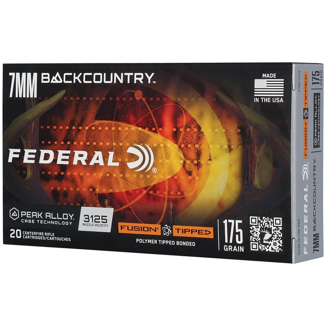 Federal 7mm Backcountry 175Gr Fusion Tipped Centrefire Ammunition - 20 Rounds 7mm BACKCOUNTRY