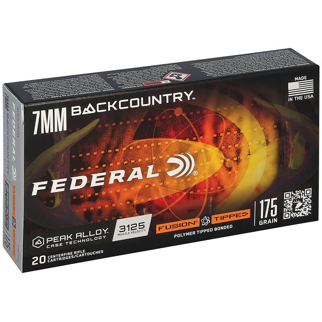 Federal 7mm Backcountry 175Gr Fusion Tipped Centrefire Ammunition - 20 Rounds 7mm BACKCOUNTRY