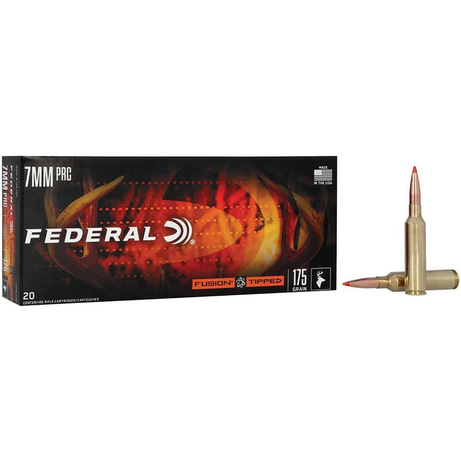 Federal Fusion Tipped 7mm PRC 175 Grain - Centrefire Ammo - 20 Rounds Calibre - 7MM PRC
