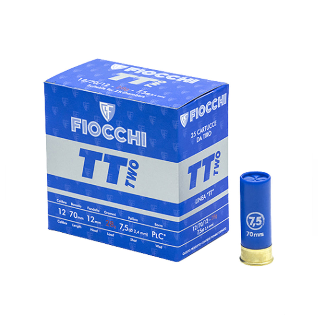 Fiocchi TT TWO 12G 28GR 8 1345 FPS Shot Shell - 25 Rounds