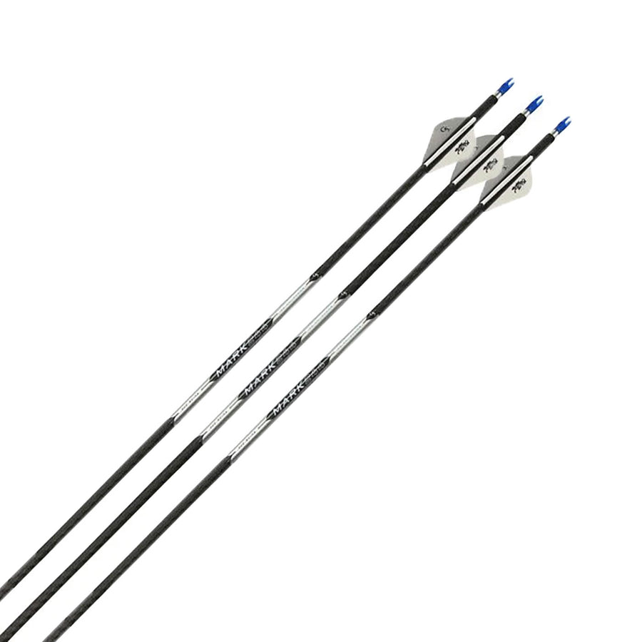 G5 Mark Series 203 Fletched Carbon Arrows - 6 Pack