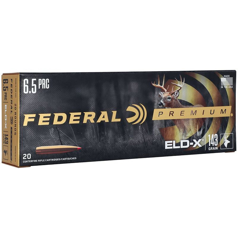 Federal ELD-X 6.5 PRC 143 Grain - Centrefire Ammo - 20 Rounds Calibre - 6.5MM PRC