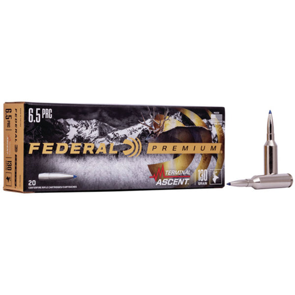 Federal Terminal Ascent 6.5 PRC 130 Grain - Centrefire Ammo - 20 Rounds