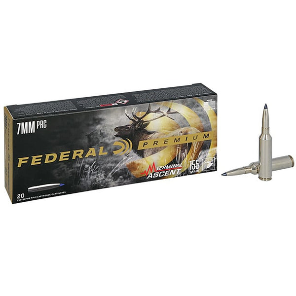 Federal Terminal Ascent 7mm PRC 155 Grain - Centrefire Ammo - 20 Rounds