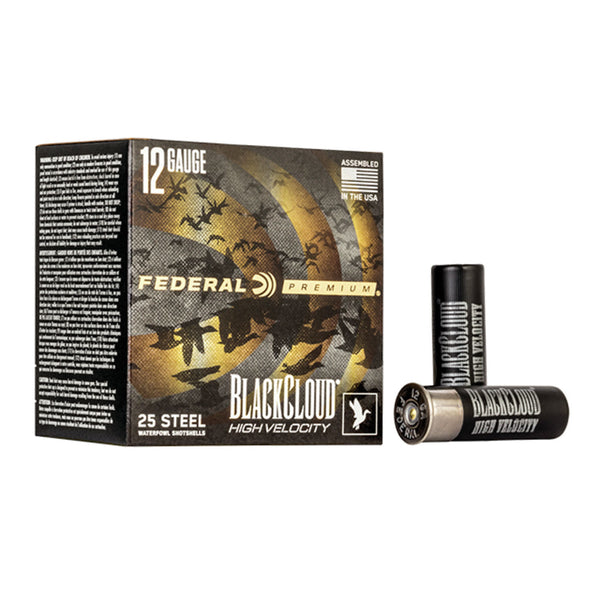 Federal Black Cloud Shot Shell - 36 Gram Load - 1450 FPS - BB Size - 12 Gauge - 25 Rounds