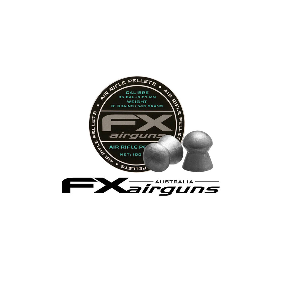 FX Premium Pellets Diabolo EXACT cal .35 / 9mm / 81.02gr - 100 Pack .35 CAL