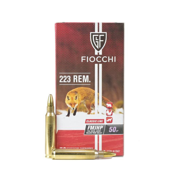Fiocchi 223 Rem 50Gr HP Centrefire Ammo - 1000 Round Slab