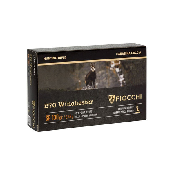 Fiocchi 270WIN 130GR 3060 FPS SP Centrefire Ammo - 20 Rounds