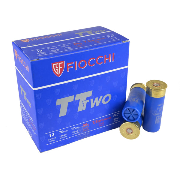 Fiocchi TT TWO 12G 28GR 7.5 1345 FPS Shot Shell - 250 Round Slab