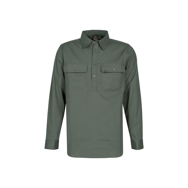 Spika X Venture Mens Go Work Half Button Shirt