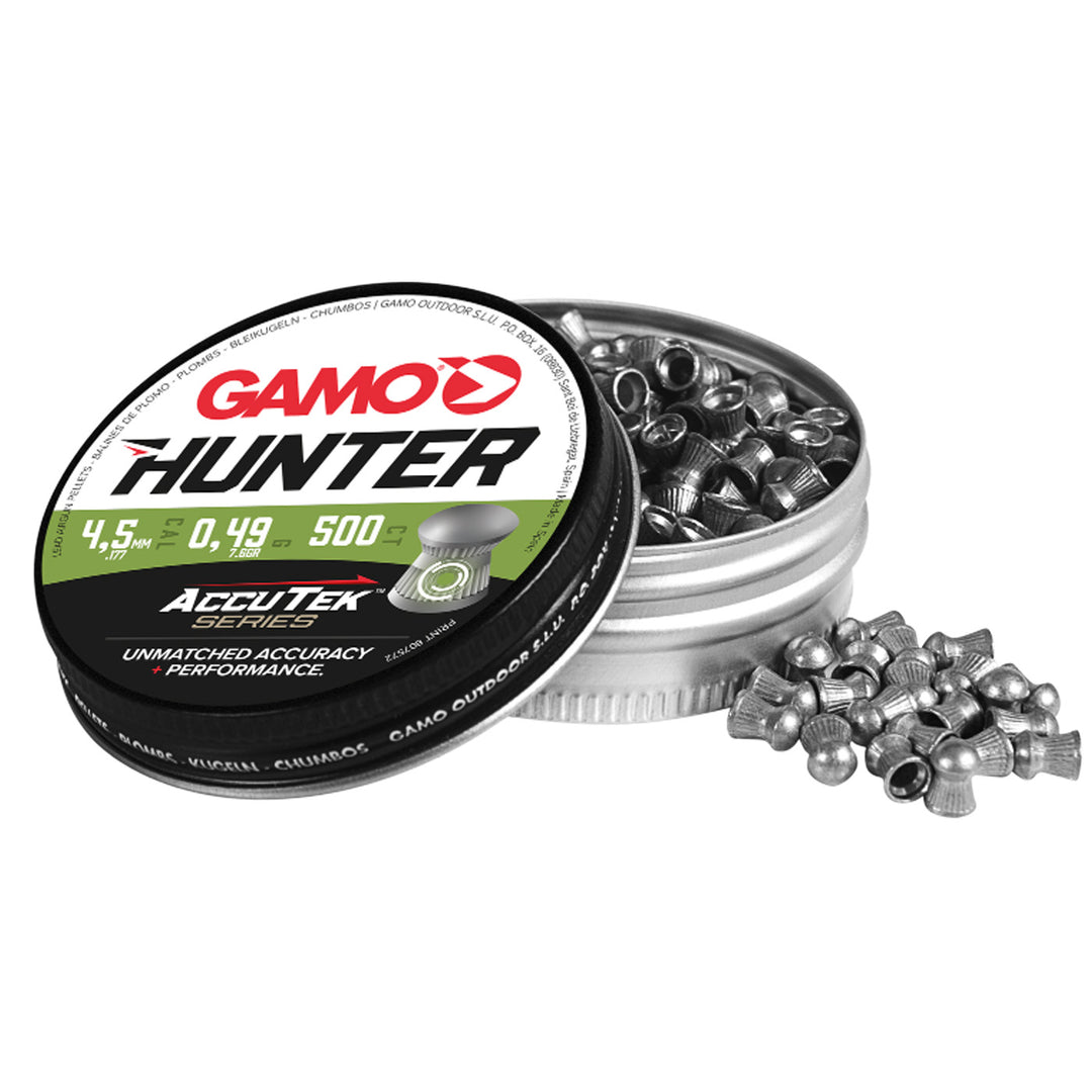 Gamo Accutek Hunter Air Rifle Pellets - 500pcs