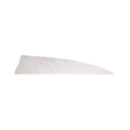 Gateway 4inch Shield Cut Feathers - Right Wing — 4 inches / White