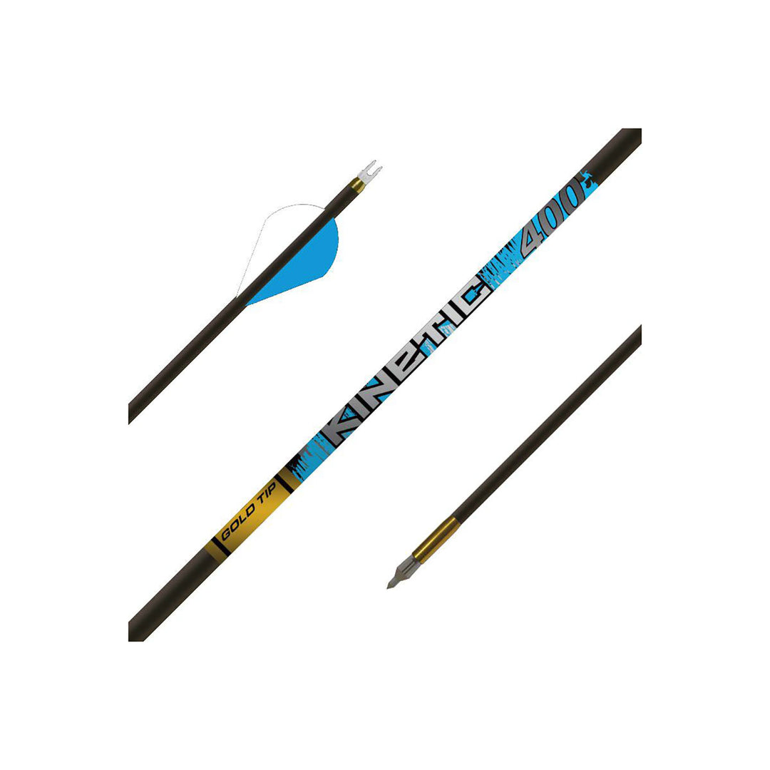 Gold Tip Kinetic KAOS Arrow Bare Shafts - 12pk