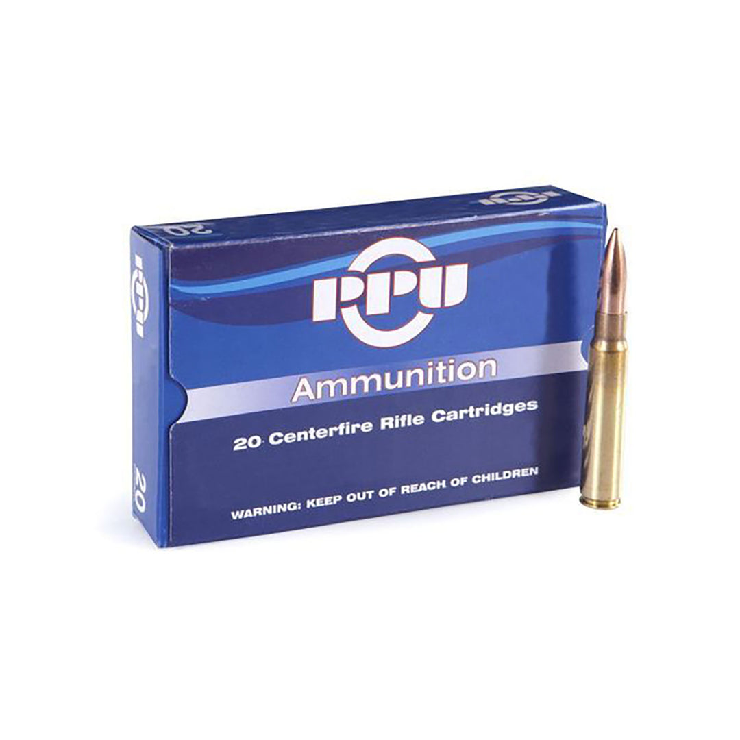 PPU 223 Rem 55gr Soft Point Centrefire Ammo - 1000 Round Slab